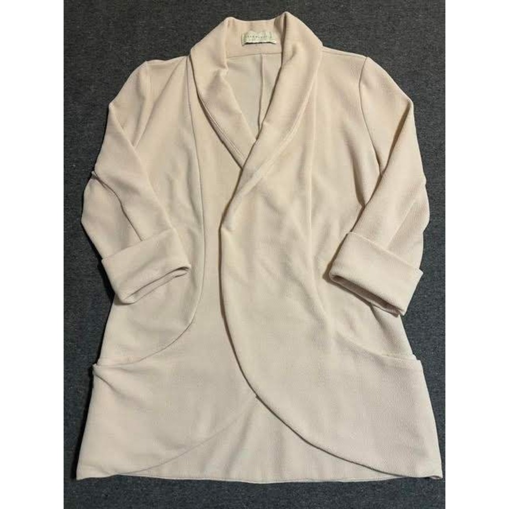 French Mauve Women's Blazer No Size Shown PTP 18" Shoulder to hem 28"